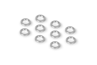 Xray X12 Aluminum Shims, 4 x 6 x 1.0mm (10)