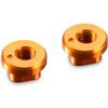 Xray X1 Eccentric Bushings Camber 1.5/2.0, orange aluminum (2)