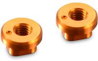 Xray X1 Eccentric Bushings Camber 1.5/2.0, orange aluminum (2)