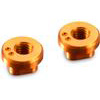 Xray X1 Eccentric Bushings Camber 1.0/2.5, orange aluminum (2)