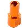 Xray X1 Steering Pivot Shaft-short, orange aluminum