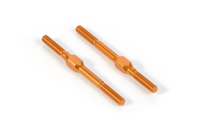 Xray X12 42mm Turnbuckles, orange aluminum (2)