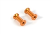 Xray X12 Rear 13mm Brace Mount, orange aluminum (2)