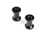 Xray X12 24 Rear Brace Mounts - 9mm, black aluminum (2)