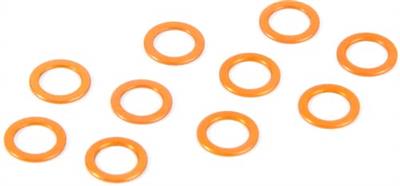 Xray X12/X10 Shims-5.3 x 7.8 x .5mm, orange aluminum (10)