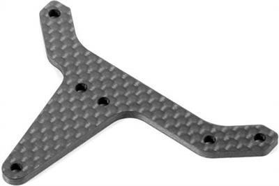 Xray X12 2015 Upper Rear Pod Plate, Graphite 2.5mm