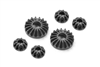 Xray X1/X12 Gear Differential Bevel and Satellite Gears (2+4), composite