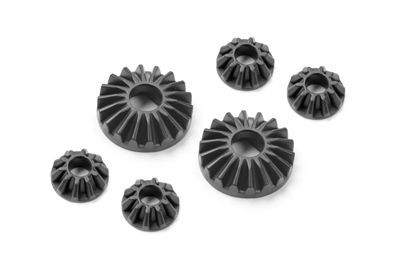Xray X1/X12 Gear Differential Bevel and Satellite Gears (2+4), composite