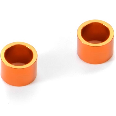 Xray X1/X12 6.0mm Axle Shims, orange aluminum (2)