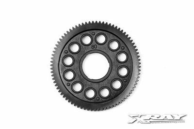 Xray XI/X12 Composite Spur Gear - 80 tooth, 64 pitch