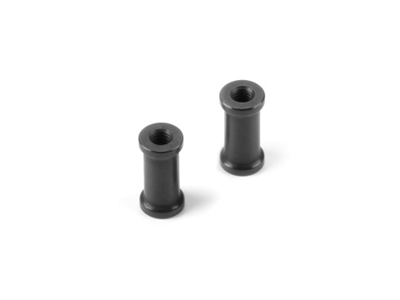 Xray X12 '25 Aluminum Mount 10.0mm with M2.5 Thread - Black (2)