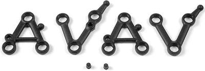Xray M18 Suspension Arm Set for One Side Of Car (2 Upper, 2 Lower)
