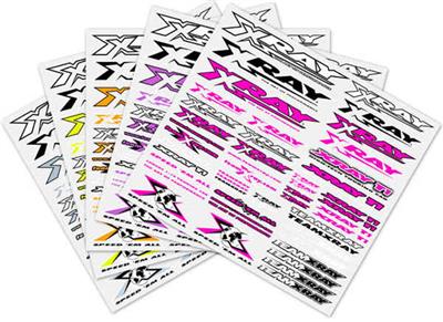 Xray Team Body Decal Set, 5 Colors 