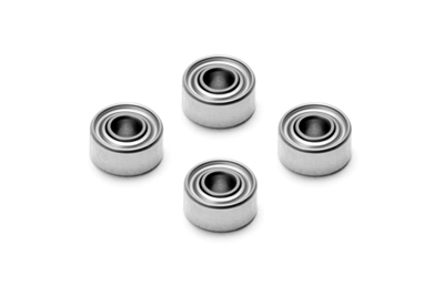 Xray Steel Ball Bearings Sealed, 1.5 x 4 x 2mm (4)