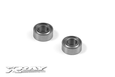 Xray Ball Bearings-Steel Sealed, 3x6x2.5mm (2)