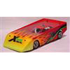 Xtreme Racing 1/10th Dirt Oval Clear Body, requires painting