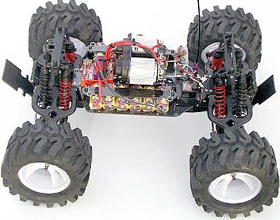 Xtreme Racing E-Maxx x Chassis-Carbon Fiber With Battery Cups