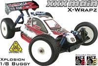 XXX Main Xplosion 1/8 Buggy X-Wrapz, Red