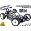 XXX Main Ignite 1/8 Buggy X-Wrapz, Red 