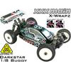 XXX Main Darkstar 1/8 Buggy X-Wrapz, Blue