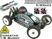 XXX Main Darkstar 1/8 Buggy X-Wrapz, Blue