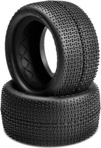 J Concepts Splitters 2.2" Rear Buggy Tires, Black Mega Soft (2)