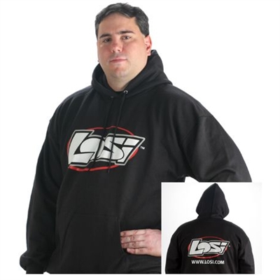 Losi Team Losi Hoodie-Black, XXX-Large