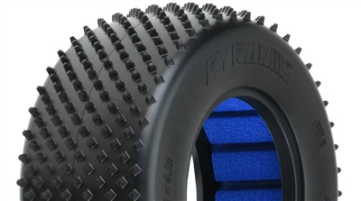 Pro-Line Pyramid SC 2.2"/3.0" Z3 Medium Carpet Racing Tires with inserts  (2)