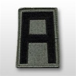 ACU Unit Patch with Hook Closure:  1ST ARMY