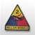2nd Armored Division with Tab - FULL COLOR PATCH - Army