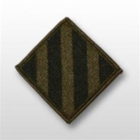 3rd Infantry Division - Subdued Patch - Army - OBSOLETE! AVAILABLE WHILE SUPPLIES LASTS!
