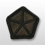 5th Corps - Subdued Patch - Army - OBSOLETE! AVAILABLE WHILE SUPPLIES LASTS!