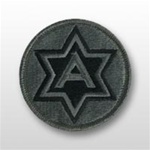 ACU Unit Patch with Hook Closure:  6TH ARMY