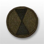 7th Infantry Division - Subdued Patch - Army - OBSOLETE! AVAILABLE WHILE SUPPLIES LASTS!