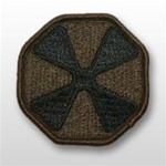 8th Army - Subdued Patch - Army - OBSOLETE! AVAILABLE WHILE SUPPLIES LASTS!