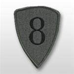 ACU Unit Patch with Hook Closure:  8TH PERSONNEL COMMAND