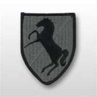 ACU Unit Patch with Hook Closure:  11TH ARMORED CAVALRY