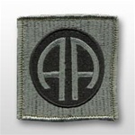ACU Unit Patch with Hook Closure:  82ND AIRBORNE