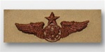 USAF Badges Embroidered Desert: Aircrew Member - Senior