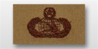 USAF Badges Embroidered Desert: Communications & Information - Master