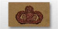 USAF Badges Embroidered Desert: Information Manager - (Administration) - Master