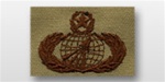 USAF Badges Embroidered Desert: Acquisition & Finance Management - Master