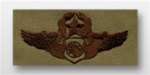 USAF Badges Embroidered Desert: Air Battle Manager - Master