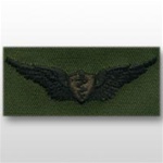 US Army Breast Badge Subdued Fatigue: Flight Surgeon - OBSOLETE! AVAILABLE WHILE SUPPLIES LAST!
