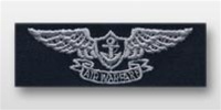 US Navy Breast Badge For Coveralls: Aviation Warfare Specialist