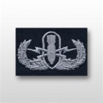 US Navy Breast Badge For Coveralls: Explosive Ordinance Disposal - Basic