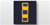 US Navy Coverall Collar Device: W-2 Chief Warrant Officer Two (CWO-2) (1 each)