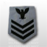 US Navy Sew On MALE Petty Officer First Class Rating Badge - E6: FOR UTILITY SHIRT