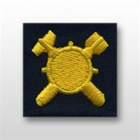 US Navy Warrant Officer Collar Device Embroidered: Explosive Ordinance Disposal