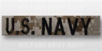 US NAVY Branch Tape:  US NAVY embroidered on DIGITAL DESERT (M.C.)